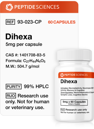dihexa 5mg 60 capsules peptide